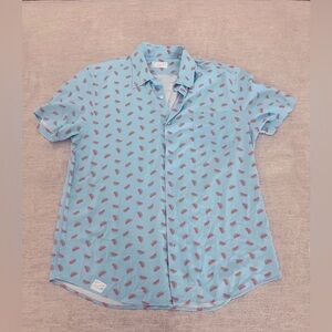 COPY - Watermelon Performance Button Down by Bermies